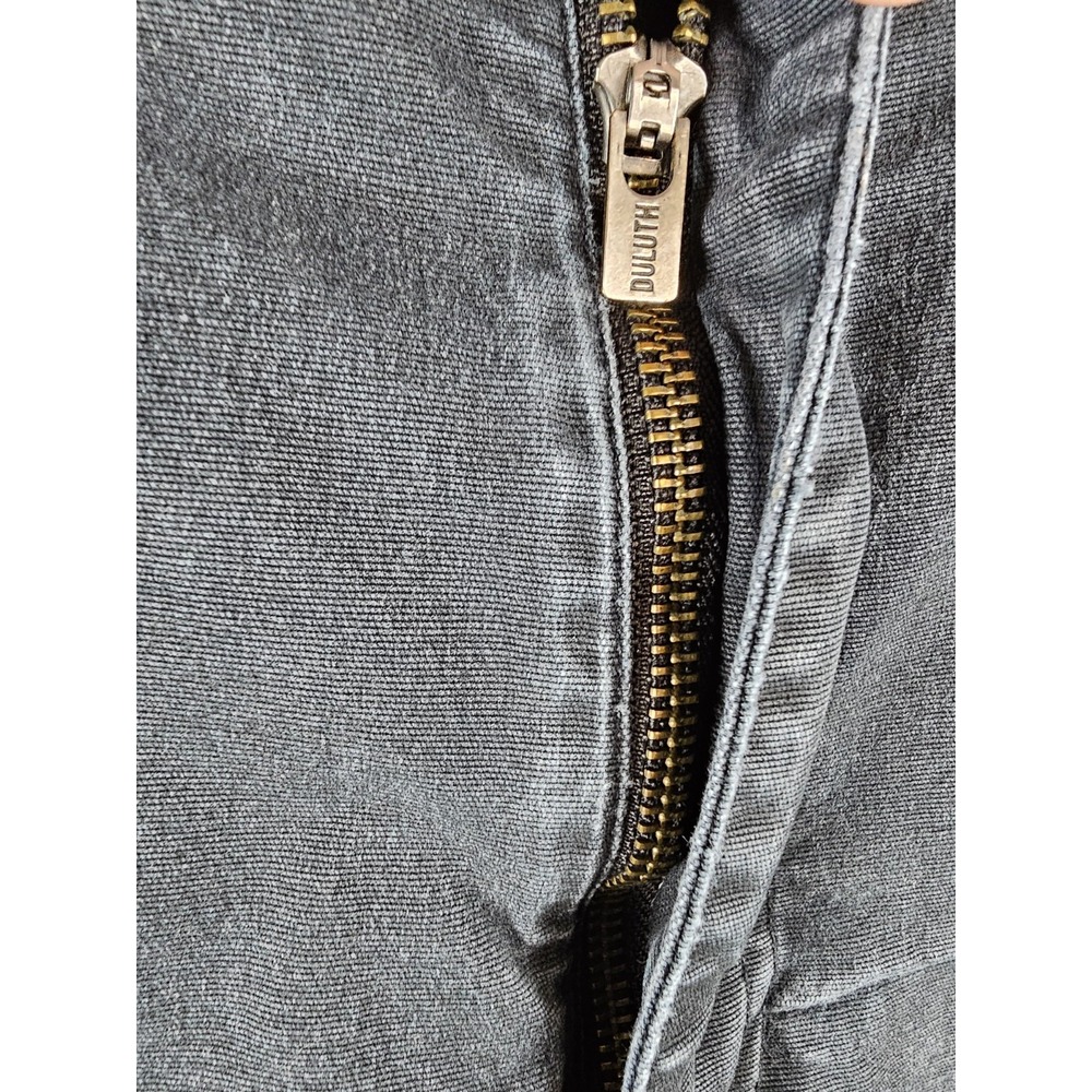 Duluth Trading Co Flex Fire Hose Black Cargo Canvas Pants Men's 42x32 (41x30) - Picture 10 of 16